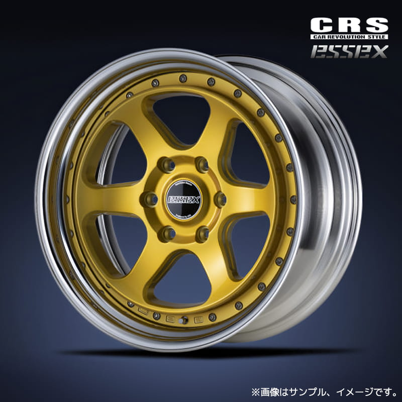 CRS エセックス ロータス ルート Ver.I EL-18 2ピースホイール1本 18x10.5J 6H 139.7 インセット:-7~50 インペリアルゴールド(IGL) リバースリム / 18インチ ESSEX LOTUS ROOT Ver.I|エスクリエイト