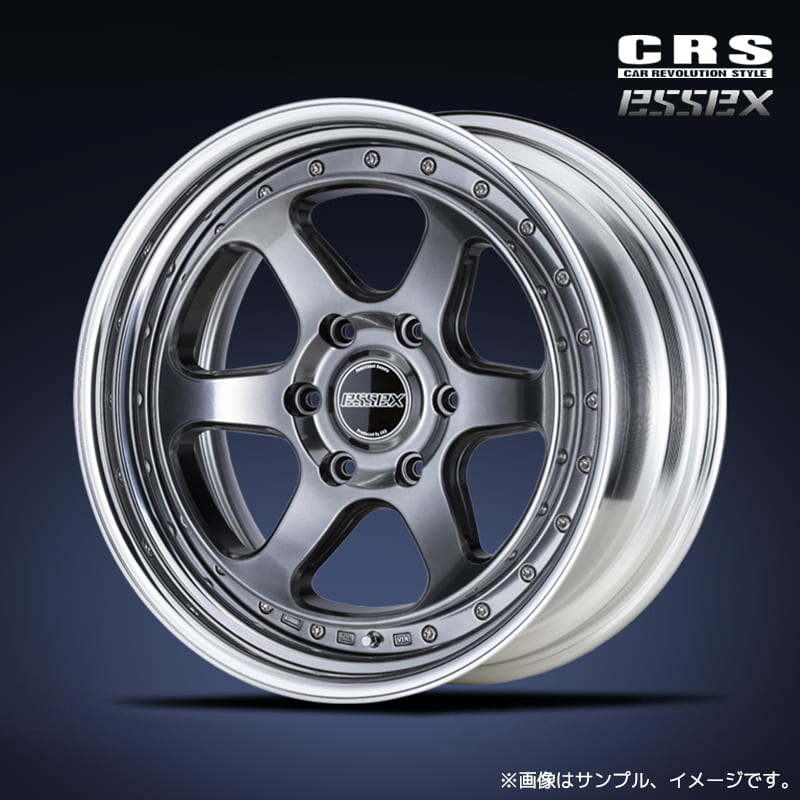 CRS エセックス ロータス ルート Ver.I EL-19 2ピースホイール1本 19x10.5J 6H 139.7 インセット:-28～50 ハイパーグロス(HG) ステップリム / 19インチ ESSEX LOTUS ROOT Ver.I