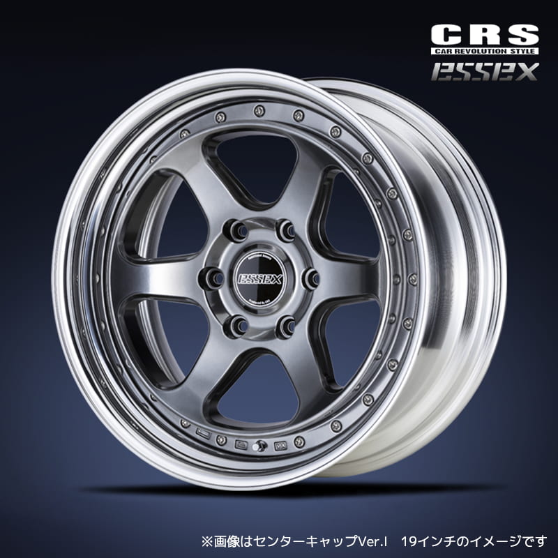 CRS エセックス ロータス ルート Ver.II EL-17 2ピースホイール1本 17x10.5J 6H 139.7 インセット:-22~50 ハイパーグロス(HG) ステップリム / 17インチ ESSEX LOTUS ROOT Ver.II|エスクリエイト