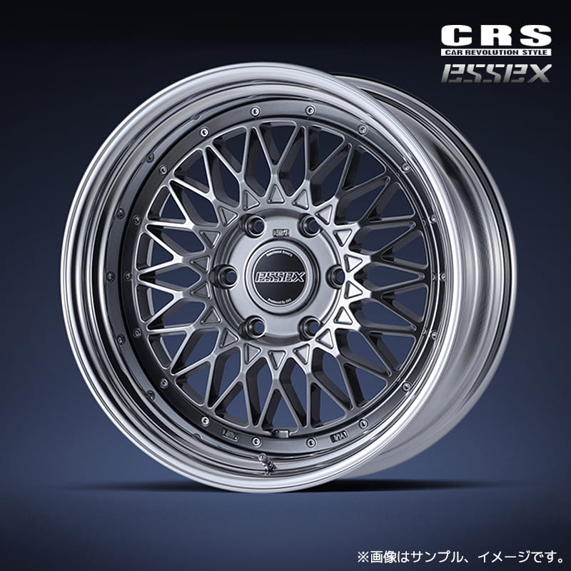 CRS エセックス ENCM-18 2ピースホイール1本 18x11.5J 6H 139.7 インセット:-47～50 ハイパーグロス(HG) ステップリム / 18インチ ESSEX