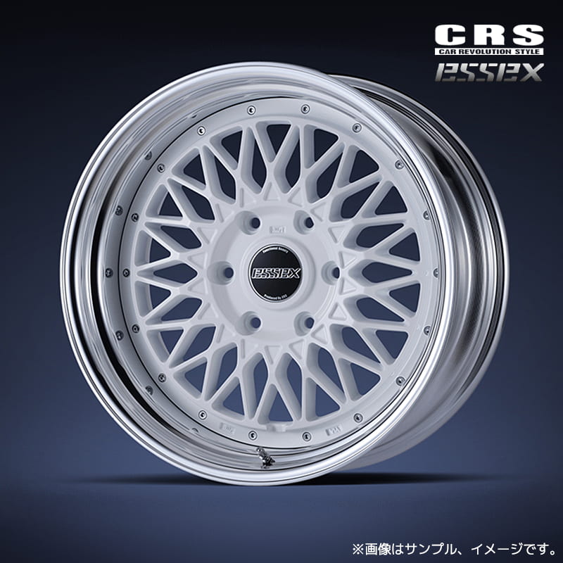 CRS エセックス ENCM-18 2ピースホイール1本 18x8.5J 6H 139.7 インセット:-7~50 ホワイト(WH) ステップリム / 18インチ ESSEX|エスクリエイト