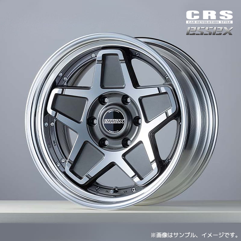 CRS エセックス ネオ クラシック ステラ ENCS-17 2ピースホイール1本 17x10.5J 6H 139.7 インセット:-16～28 ガンメタリックポリッシュ(GMP) リバースリム / 17インチ ESSEX NEO CLASSIC STELLA｜エスクリエイト