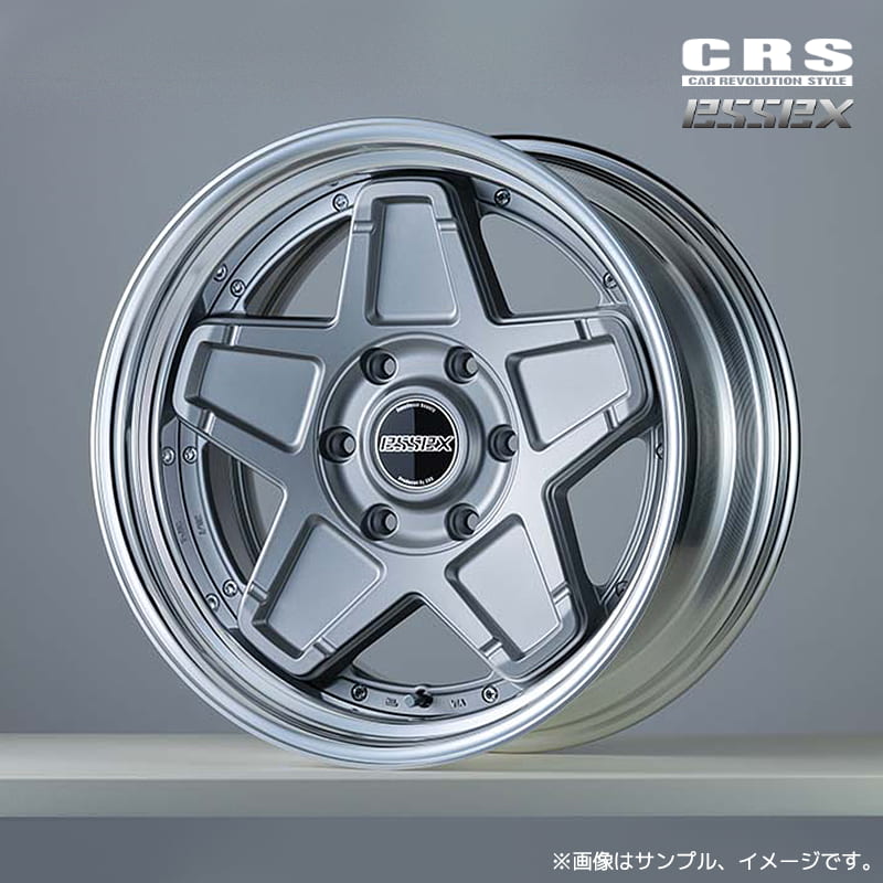 CRS エセックス ネオ クラシック ステラ ENCS-17 2ピースホイール1本 17x8.0J 6H 139.7 インセット:16～50 セミグロスシルバー(SSV) リバースリム / 17インチ ESSEX NEO CLASSIC STELLA