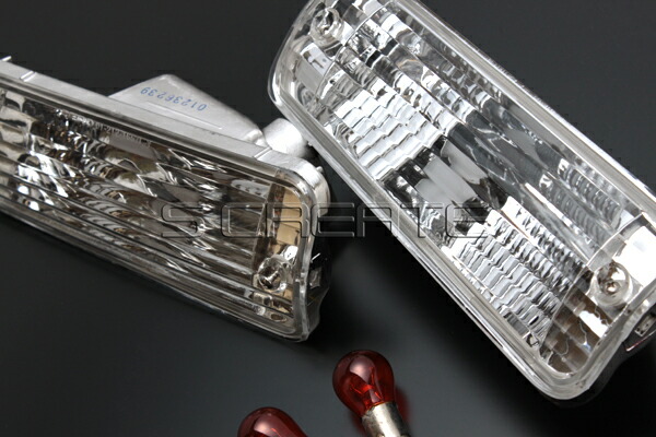 プラド78クリスタルフロントウィンカー左右セット ランクル プラド 78 LJ78 KZJ78 クリスタル フロント ウィンカー