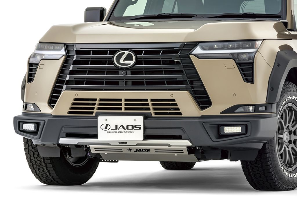 JAOS フロントバンパーガード 塗装品 マットブラック GX(24+) 【B016262MB】/ FRONT BUMPER GARNISH GX550 24+ MATTE BLACK ジャオス|エスクリエイト
