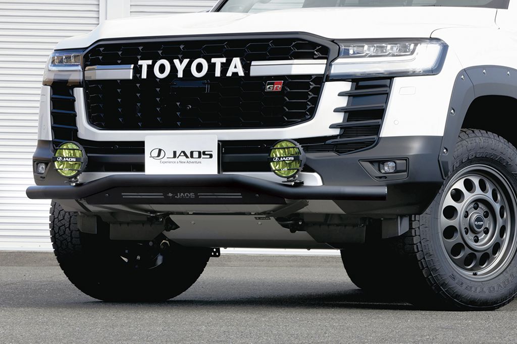JAOS フロントスキッドバー ブラック／ブラック ランドクルーザー 300系 GR SPORT 【B150052D】/ FRONT SKID BAR BLACK/BLACK LC300 GR-S 21+ E