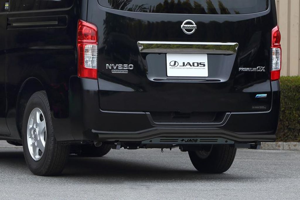 JAOS リヤスキッドバー ブラック／ブラック　標準 キャラバン E26系 【B154482D】/ REAR SKID BAR(BLACK/BLACK)CARAVAN ジャオス｜エスクリエイト