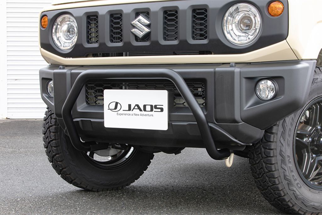 JAOS フロントブッシュバー ジムニー JB64系 【B182513BK】/ FRONT BUSH BAR JIMNY JB64 18+