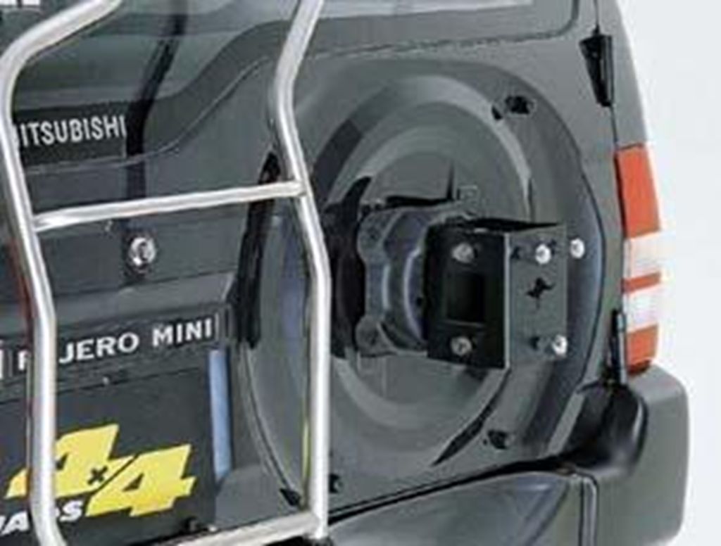 JAOS スペアタイヤブラケット パジェロ ミニ H58系 【B320370】/ SPARE/T BKT MINI H58A 98-08