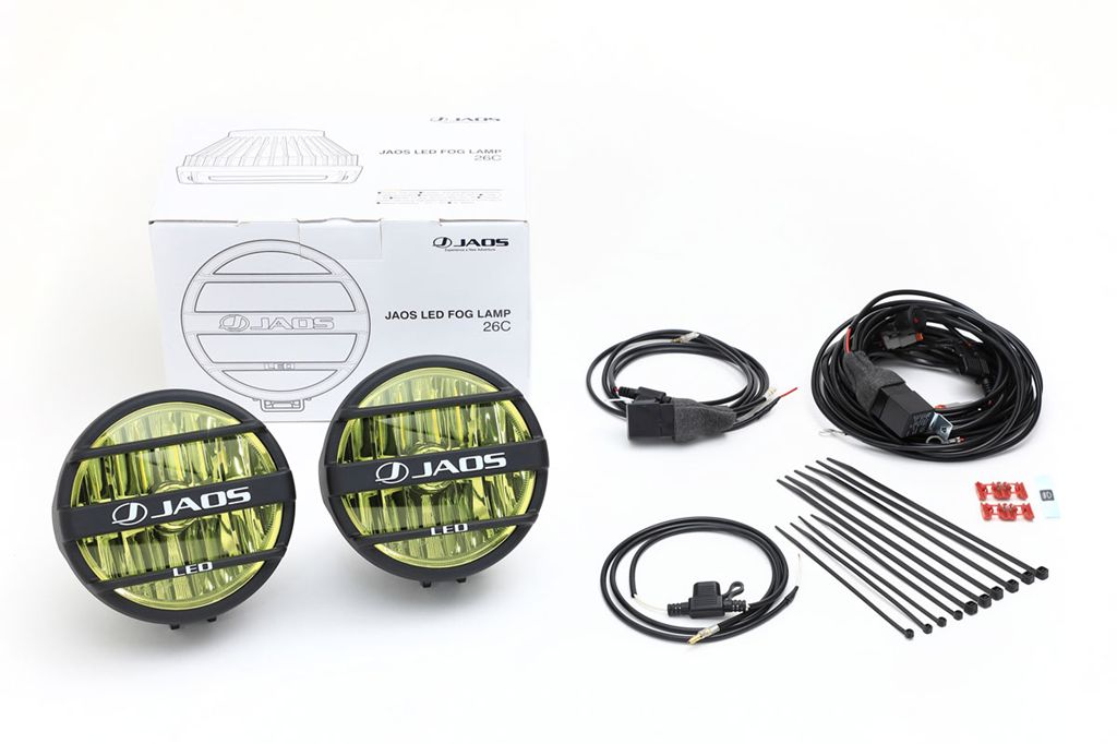 【az】JAOS ジャオス LED フォグランプ 26C クリアー JAOS LEDフォグランプ 26C クリアー | トランスポーター専門店