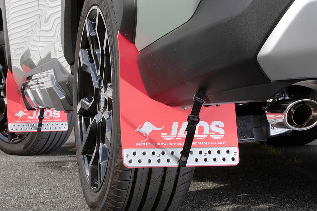 JAOS マッドガード3 リヤセット レッド RAV4 50系 Adventure MUD GUARD3 RED REAR RAV4 19+