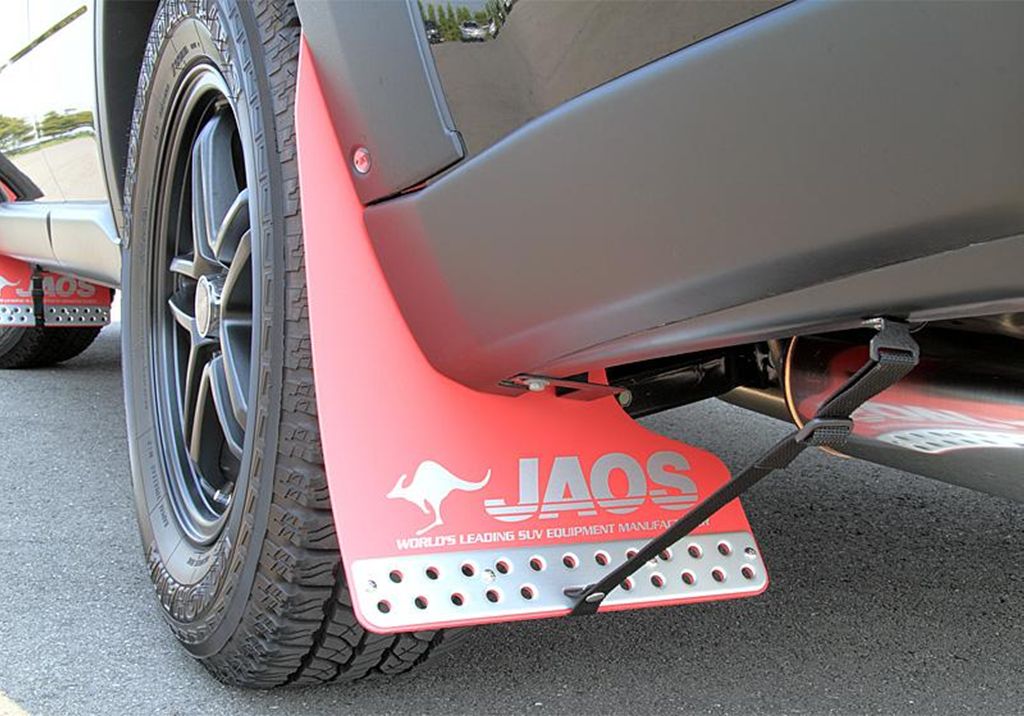 JAOS マッドガード3 リヤセット レッド エクストレイル 31系 MUD GUARD3 RED REAR X-TRAIL 07-15