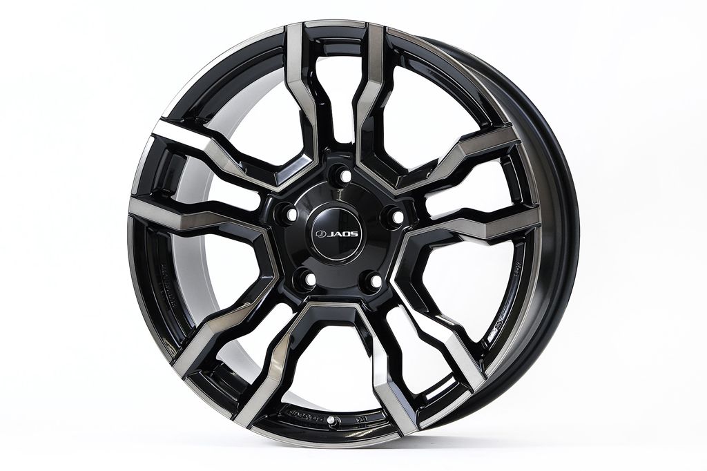 JAOS バッカス CM-11 20x9.5J 5H 150.0 +53 スモークポリッシュブラック / (B881095SPB) 20インチ ホイール1本 ジャオス BACCHUS CM-11 SMOKE/POLISH/BLK