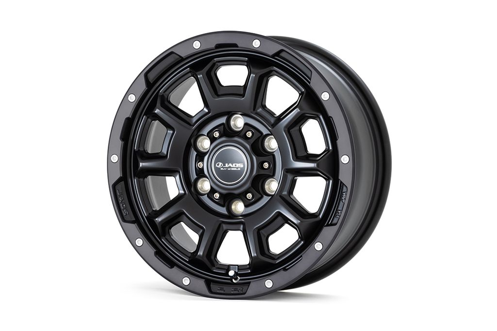 JAOS アダマス BL5 16x6.5J 6H 139.7 +38 マットポリッシュブラック / (B901665MPB) 16インチ ホイール1本 ジャオス ADAMAS BL5 MATTE/POLxBLK