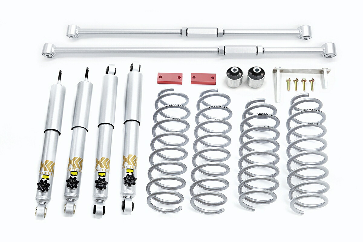 JAOS BATTLEZ リフトアップセット AJ コンプリート ジムニー JB33/JB43系 【A734517CZ】/ BATTLEZ SUSPENSION AJ14/40TiW COMPLETE SET JIMNY JB43 98-18 ジャオス｜エスクリエイト