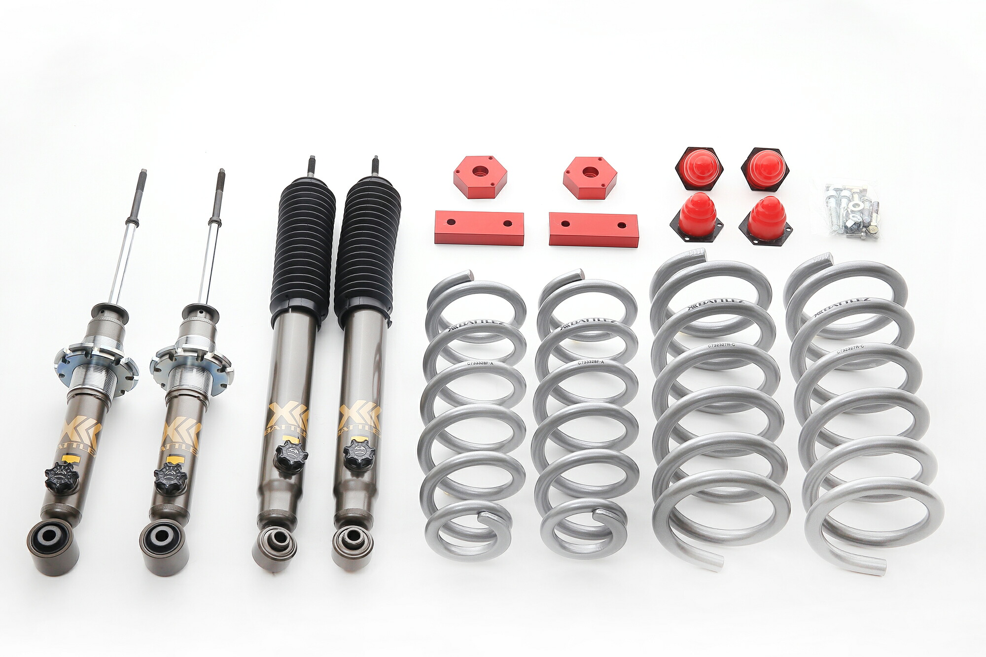 JAOS BATTLEZ リフトアップセット VFCA コンプリート パジェロ V80/90系 【A735328】/ BATTLEZ UP SUSPENSION COMPLETE SET VFCA PAJERO 06+ 5DRS 91,629円