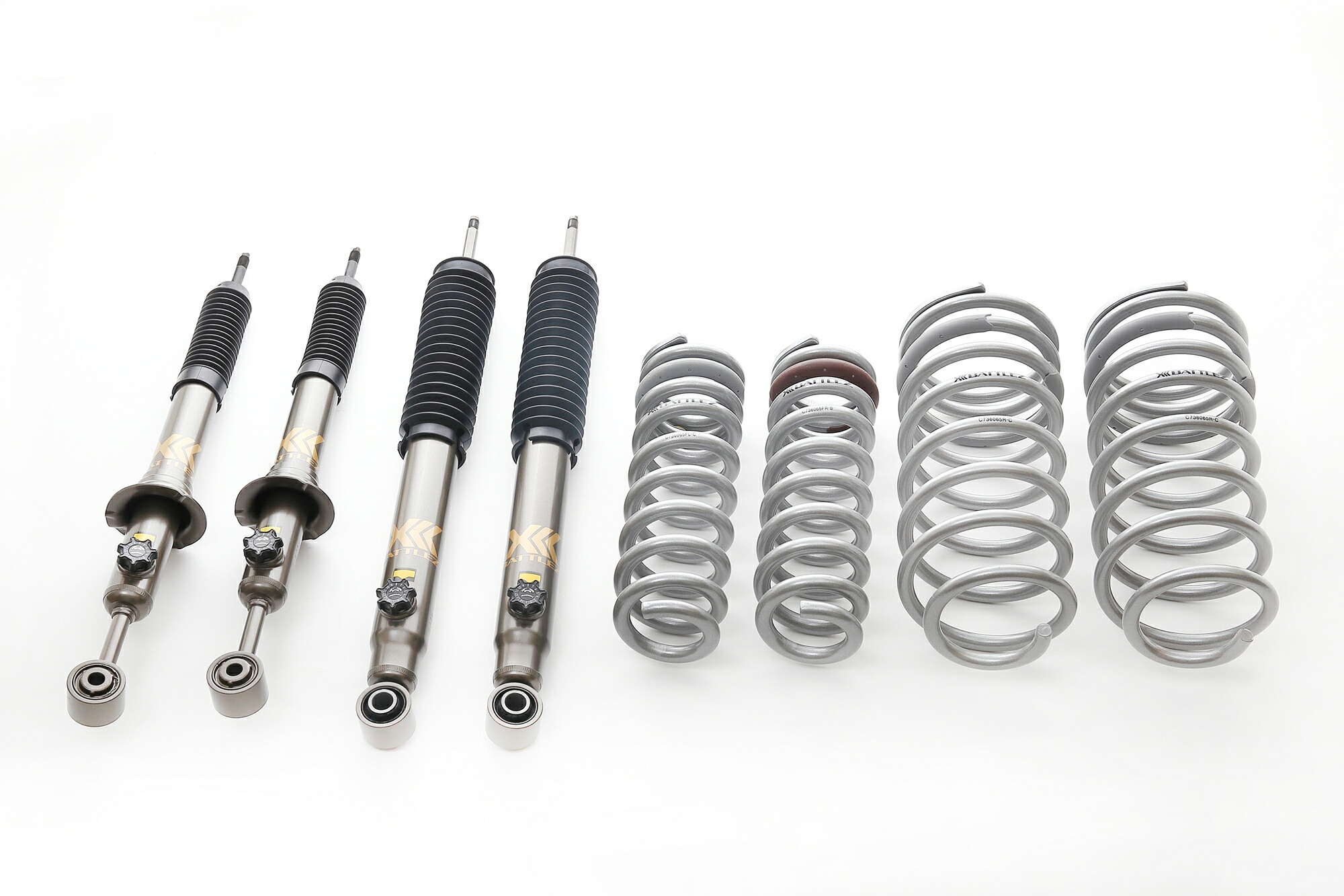 JAOS BATTLEZ ローダウンセット VFA ガソリン車用 プラド 150系 【A736065】/ BATTLEZ DOWN SUSPENSION SET VFA PRADO150 09+ GASOLINE ジャオス|エスクリエイト