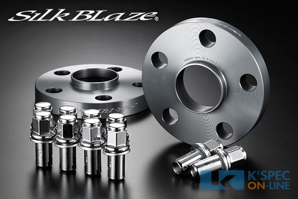 SilkBlazeトヨタ純正アルミホイール専用ワイドトレッドスペーサー114.3 5H P1.5 21mm 60φスーパーロングナット10個【SW1145152160SLN】