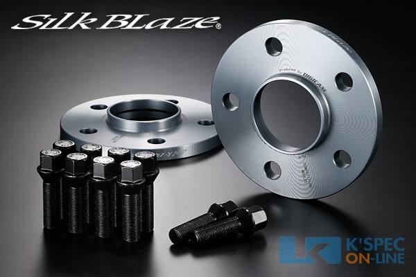 SilkBlazeトヨタ純正アルミホイール専用ワイドトレッドスペーサー112 5H 12mm 66.6φボルト60 / 38mm【SW1125121266B38】