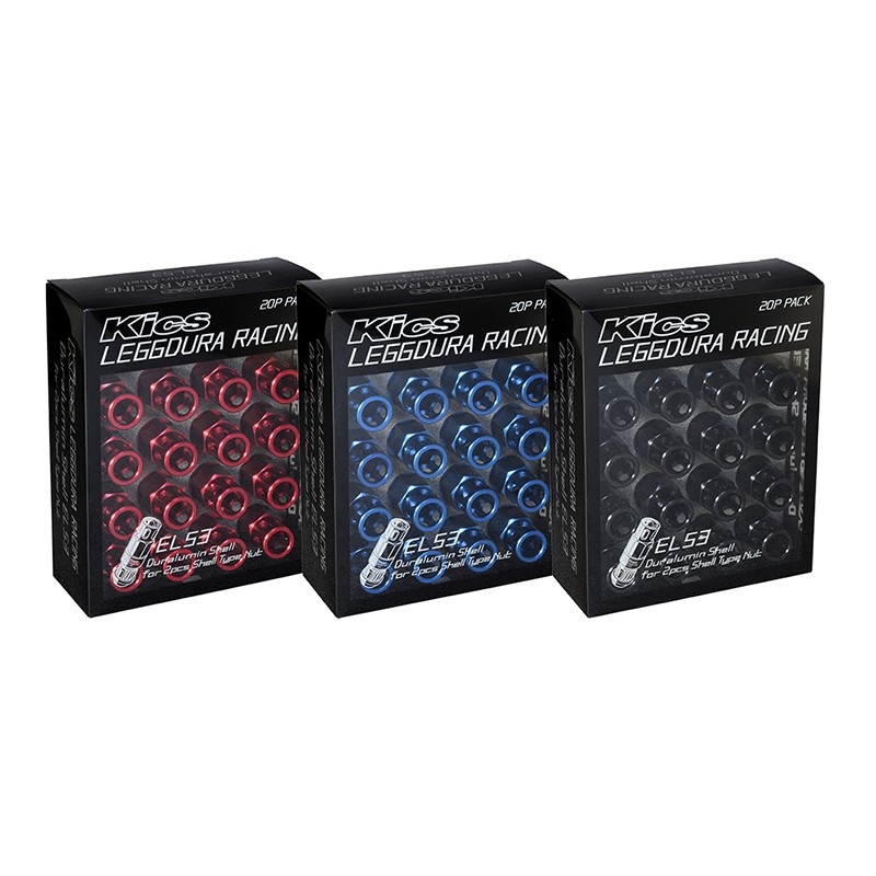 協永産業 Kics レデューラ アルミシェル EL53 貫通タイプ 20個 カラー:3色選択 / LEGGDURA SLENR2/SLENU2/SLENK2 KYO-EI