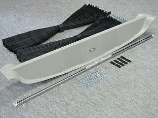 セレナ26系 パーテーションカーテンフルキット/マウント グレー 【8949】 インテリア用品 カーパーツ 車用品|エスクリエイト