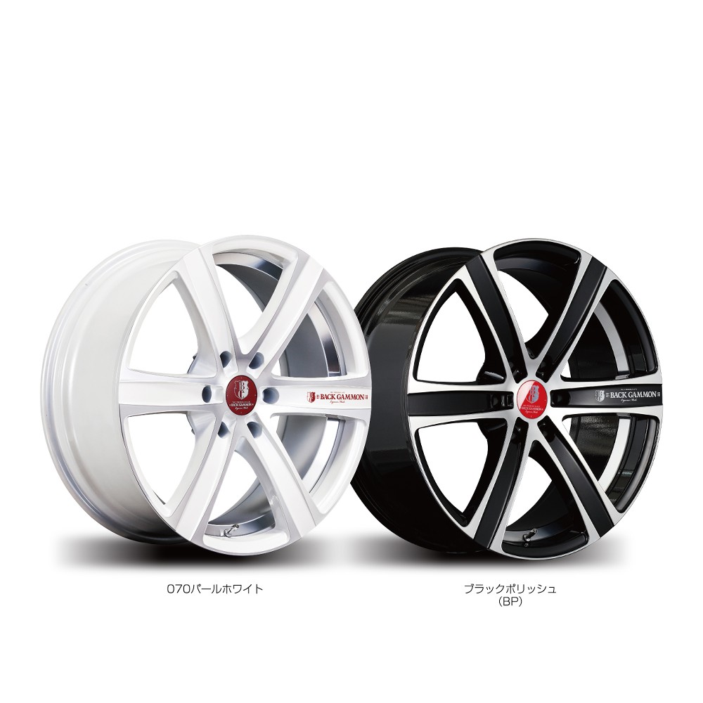 J-CLUB LEGANCE ホイール4本セット 200系ハイエース用 BACK GAMMON LB6 20×8.5J 6H 139.7 +38 ブラックポリッシュ(BP) wheel レガンス ジェイクラブ
