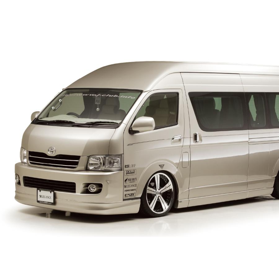 レガンス 1・2型ワイド用フロントグリル(純正バンパー・LEGANCEフルバンパー共通) 200系ハイエース ワイドボディ エアロ LEGANCE jclub