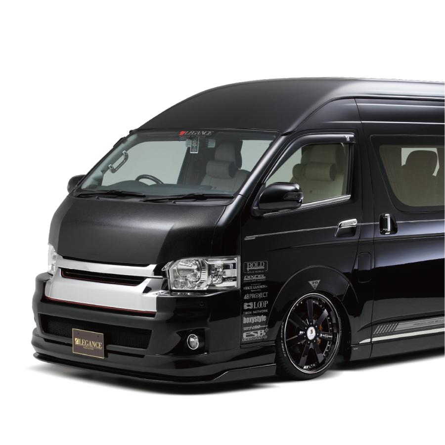 レガンス 4～7型ワイド用フルバンパー 200系ハイエース ワイドボディ エアロ LEGANCE jclub