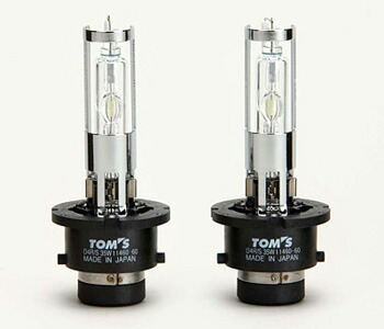 TOMS トムス カルディナ ST24#用 H.I.D.ホワイトバルブ 6000k 純正品番90981-TD4R3