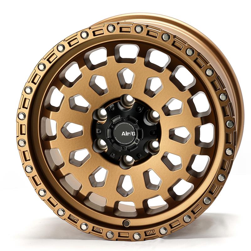 Air/G ヴァルカン ホイール1本 18x8.5J 6H 139.7 +52 マットブロンズ (MBR) / 18インチ Air/G VULCAN