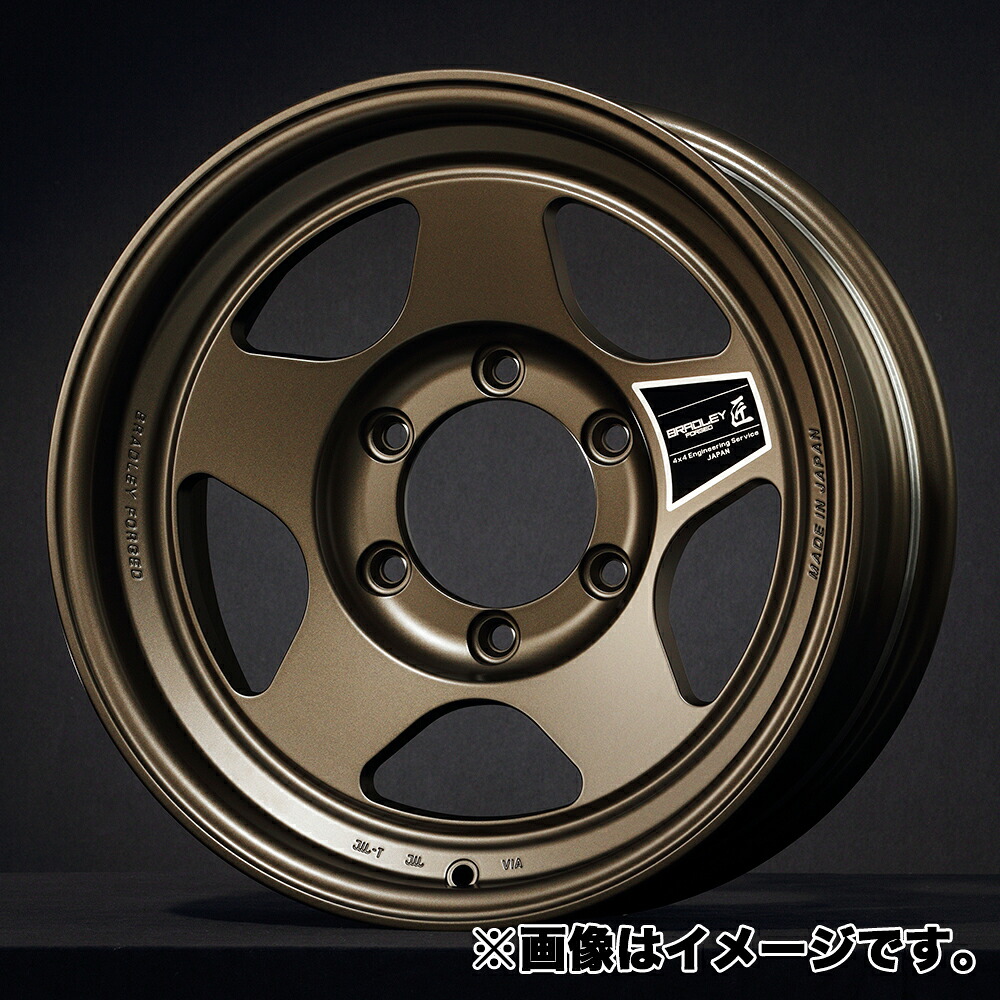 4X4エンジニアリング BRADLEY FORGED 匠 アルミホイール(1本) 16x8.0 ±0 150 5H(マットチタンブロンズ) / 16インチ 4×4 Engineering