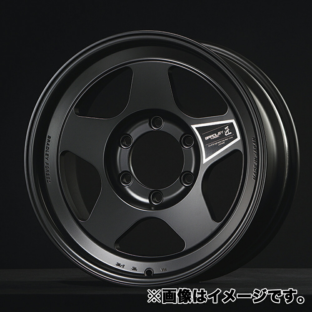 4X4エンジニアリング BRADLEY FORGED 匠 アルミホイール(1本) 16x8.0 ±0 139.7 6H(マットシャドーブラック) / 16インチ 4×4 Engineering|エスクリエイト