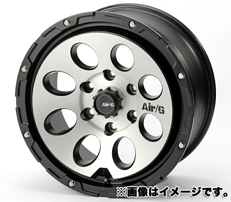 4X4エンジニアリング Air/G Massive アルミホイール(1本) 19x8.0 +20 139.7 6H(マットブラックブラッシュド) / 19インチ 4×4 Engineering|エスクリエイト