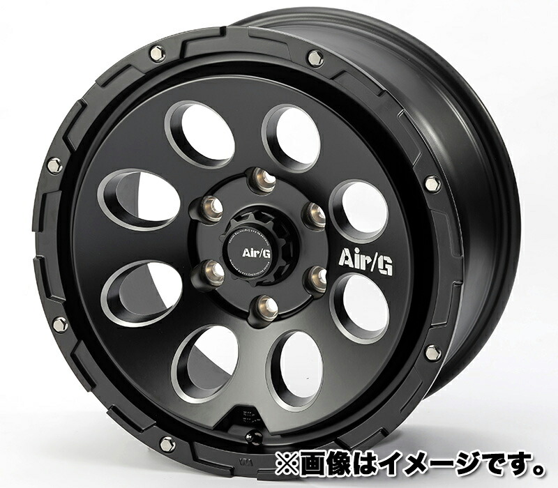 4X4エンジニアリング Air/G Massive アルミホイール(1本) 19x8.0 +20 139.7 6H(マットブラック) / 19インチ 4×4 Engineering
