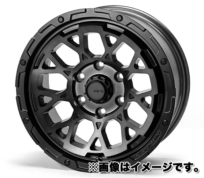 4X4エンジニアリング Air/G Rocks アルミホイール(1本) 17x7.0 +32 114.3 5H(ゴーストエディション) / 17インチ 4×4 Engineering|エスクリエイト