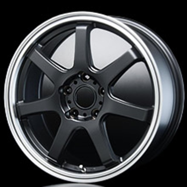 BLEST(ブレスト) ユーロマジック タイプ S-07 ホイール1本 16x6.5 5H 114.3 +53 (セミグロスブラック) / 16インチ EUROMAGIC Type S-07