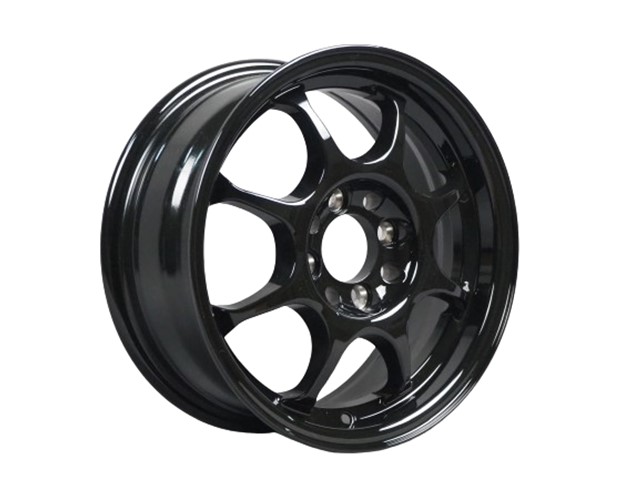 エムブロスポーツ ホイール 1本 14x6.0J 100 4H 38 (ブラック) / 14インチ MBRO エムブロ MBROsports