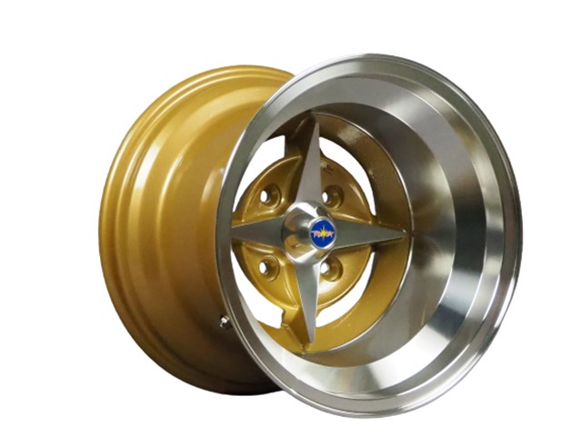 トムキャット ホイール 1本 14x8.0J 114.3 4H -13 (ラメゴールド) / 14インチ MBRO エムブロ TOMCAT｜エスクリエイト