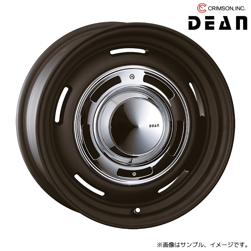 クリムソン ディーン クロスカントリー アルミホイール1本 14x5.0J 4H 100 +30 マットブラック(MAT BLACK) / 14インチ CRIMSON DEAN CROSS COUNTRY