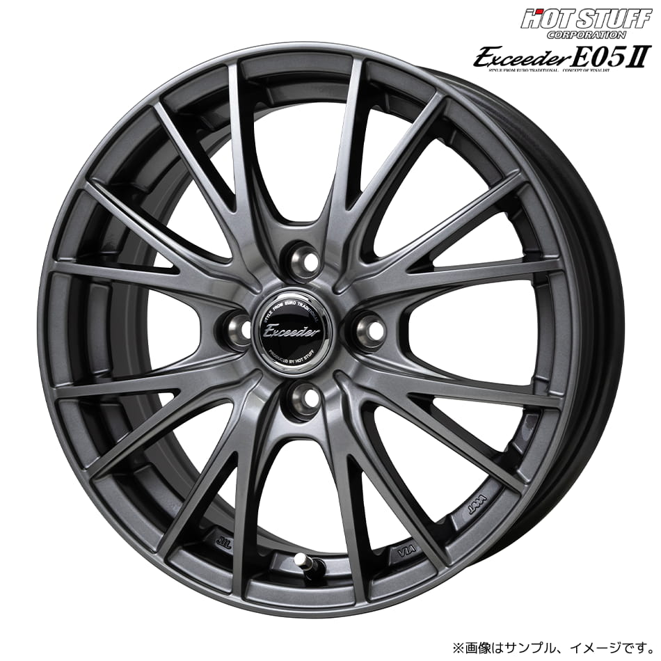ホットスタッフ　EXceeder E05II 17インチ ブラック4本セット Exceeder E05Ⅱ | ホットスタッフコーポレーション