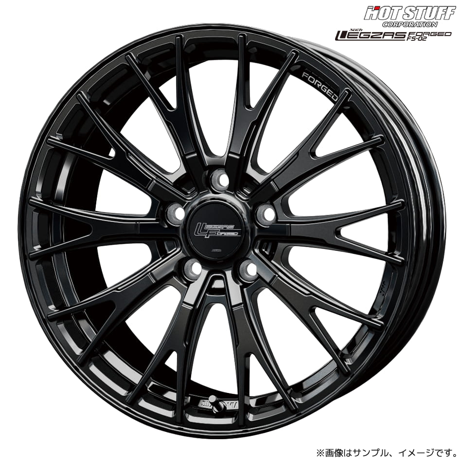 シュティッヒ レグザス フォージド FS-02 ホイール1本 18x8.0J 5H 114.3 +41 グロスブラック(GB) / 18インチ 球面座 ホットスタッフ HOT STUFF Stich LEGZAS FORGED FS02 レクサス IS300/300h 25,620円