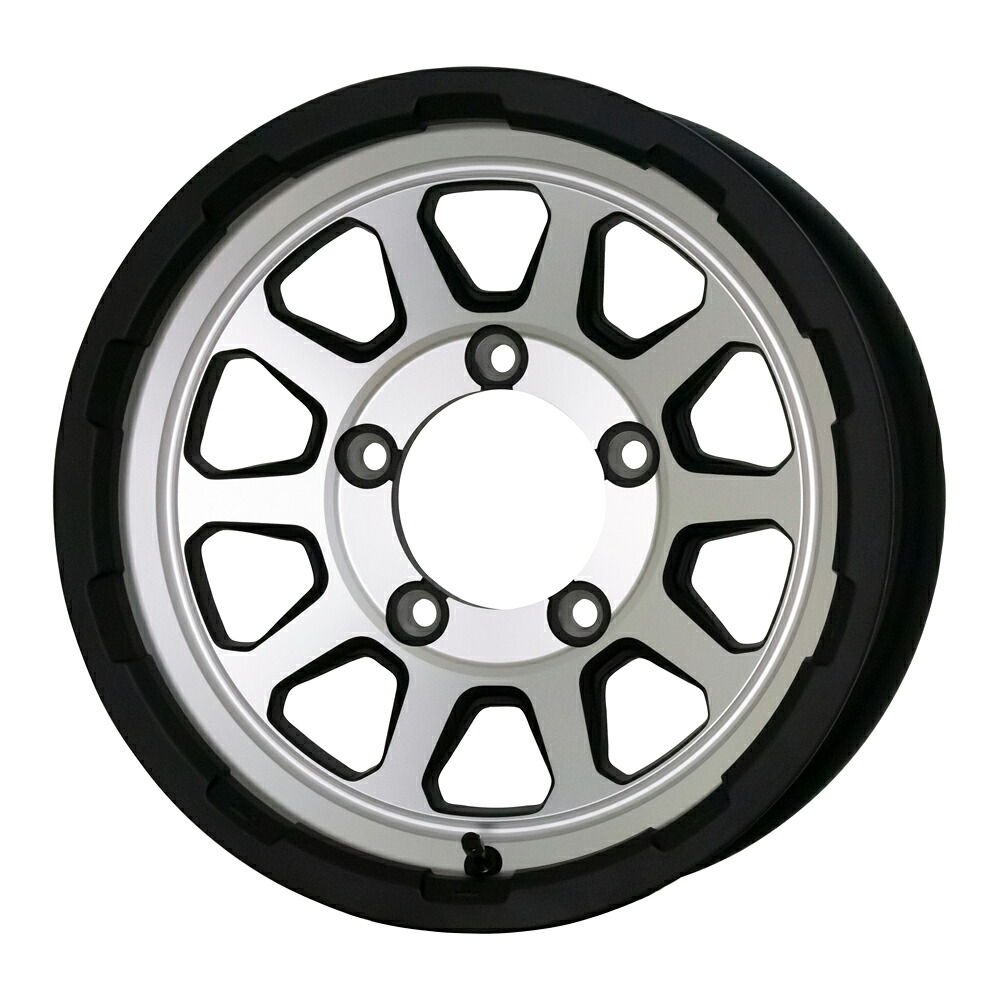 マッドクロス レンジャー ホイール1本 15x6.0J 5H 139.7 &plusmn;0 マットシルバー(MTSI) / 15インチ ホットスタッフ HOT STUFF MAD CROSS RANGER｜エスクリエイト