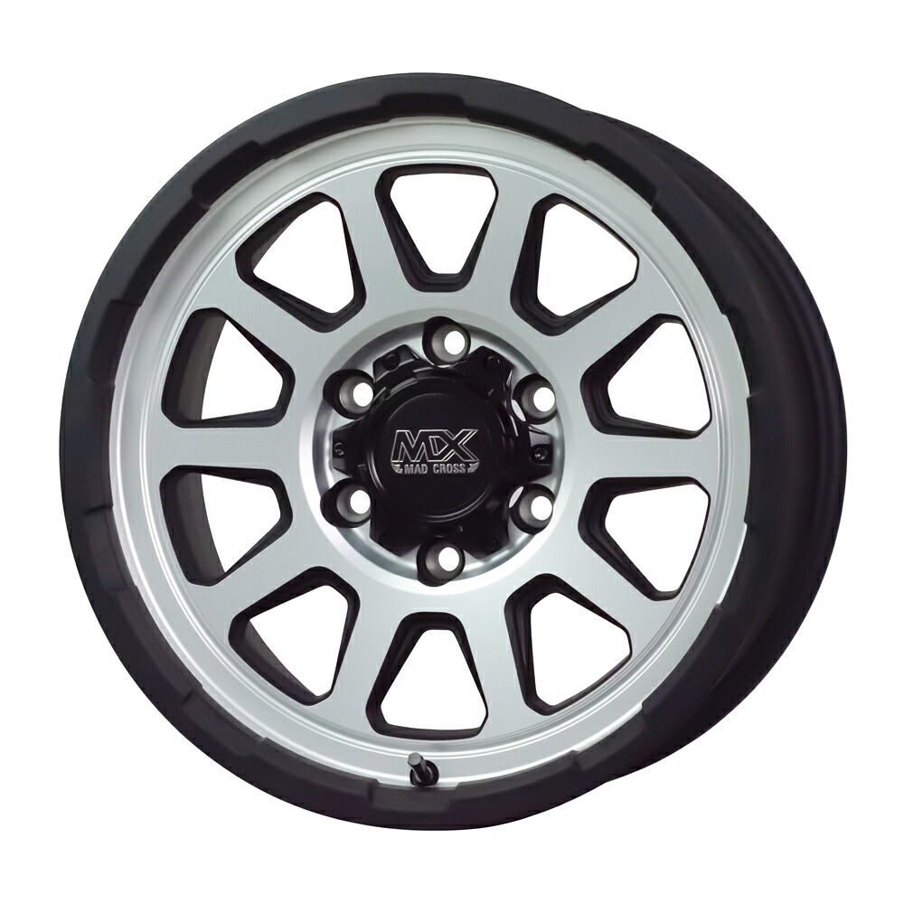 マッドクロス レンジャー ホイール1本 16x6.5J 6H 139.7 +38 マットシルバー(MTSI) / 16インチ ホットスタッフ HOT STUFF MAD CROSS RANGER｜エスクリエイト