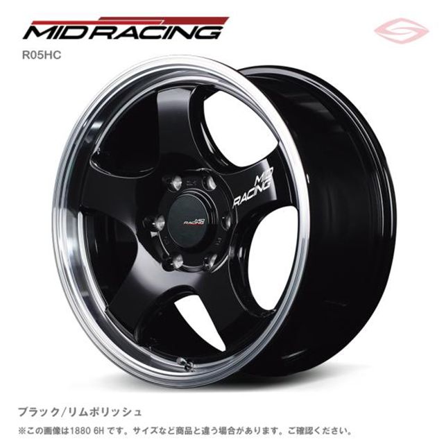 楽天市場】MID RACING R06 16インチ 7.0J PCD:100 穴数:4 inset:35
