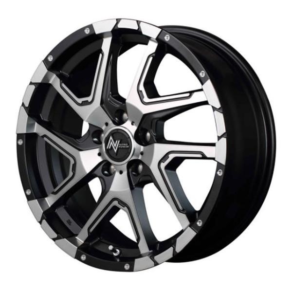 ナイトロパワー デリンジャー ホイール1本 17x7.0J 5H 114.3 +42 SBP　セミグロスブラックポリッシュ/17インチ NITRO POWER DERINGER