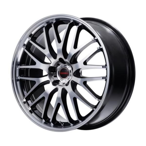 MIDホイールズ EXE 10 Vセレクション ホイール1本 17x7.0J 5H 114.3 +40 ブラックミラーカット/17インチ MID WHEELS EXE10 V selection