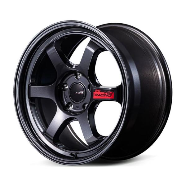 MIDレーシング R06 ホイール1本 18x8.5J 5H 114.3 +38 クリスタルブラック/18インチ MID RACING R06