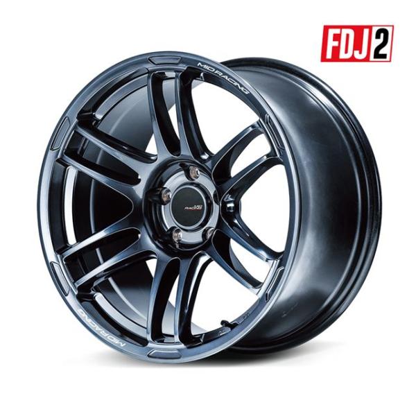 MIDレーシング R26 ホイール1本 18x9.5J 5H 114.3 +12 ディープチタンシルバー/18インチ MID RACING R26