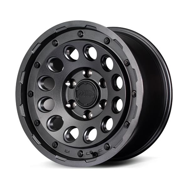 MIDオフロード H12 ホイール1本 17x8.5J 6H 139.7 10 バレルブラック/17インチ MID OFFROAD H12|エスクリエイト
