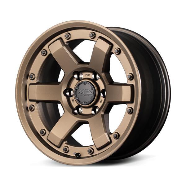 MID M6 ホイール1本 18x9.0J 6H 135 10 DBR　DARK　BRONZE/18インチ MID OFFROAD M6｜エスクリエイト